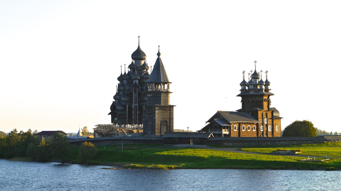 L'île de Kiji sur le lac Onega en Russie